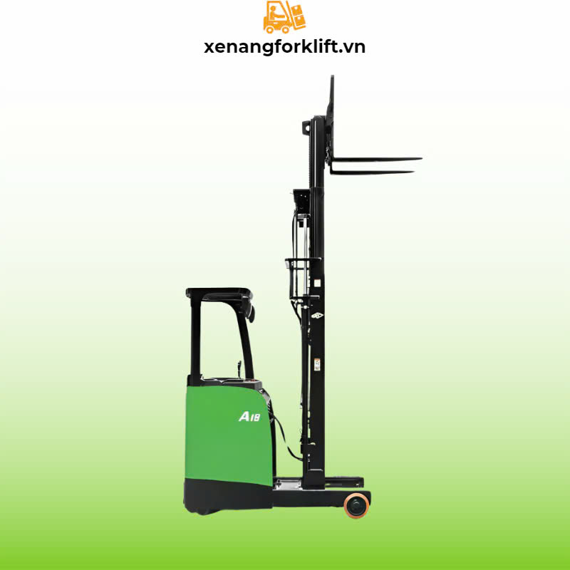 Xe nâng điện reach truck đứng lái 1.8 tấn