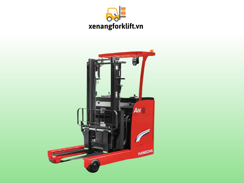 Hình ảnh xe nâng Reack Truck đứng lái 2.5 tấn Hangcha