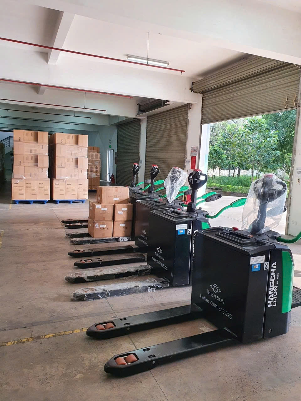 xe nâng tay điện 2 tấn